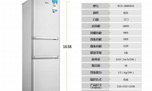 冰箱规格尺寸一般多少_冰箱规格尺寸一般多