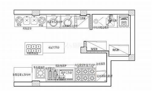 小餐饮厨房设备布局图_小餐饮厨房设备布局图纸怎么画